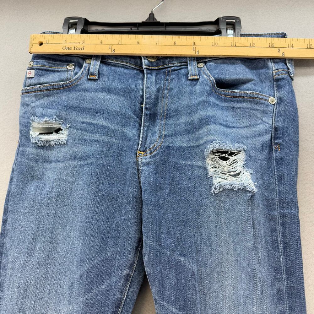 AG-ED Denim Jeans Women's 26R The Farrah Skinny Blue Adriano Goldschmied Preppy - Picture 9 of 13